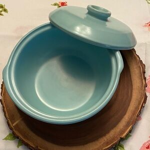 La Solana Turquoise Lidded Casserole